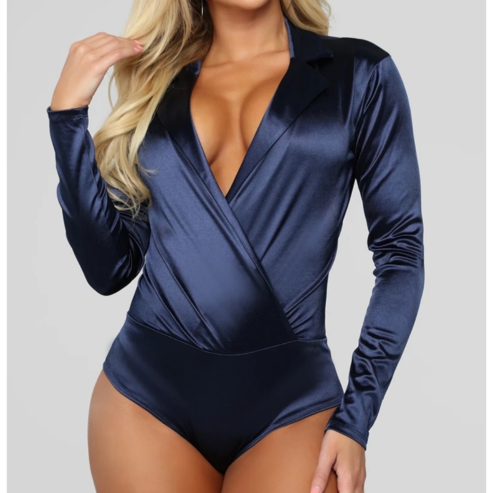 Fashionnova silk bodysuit
